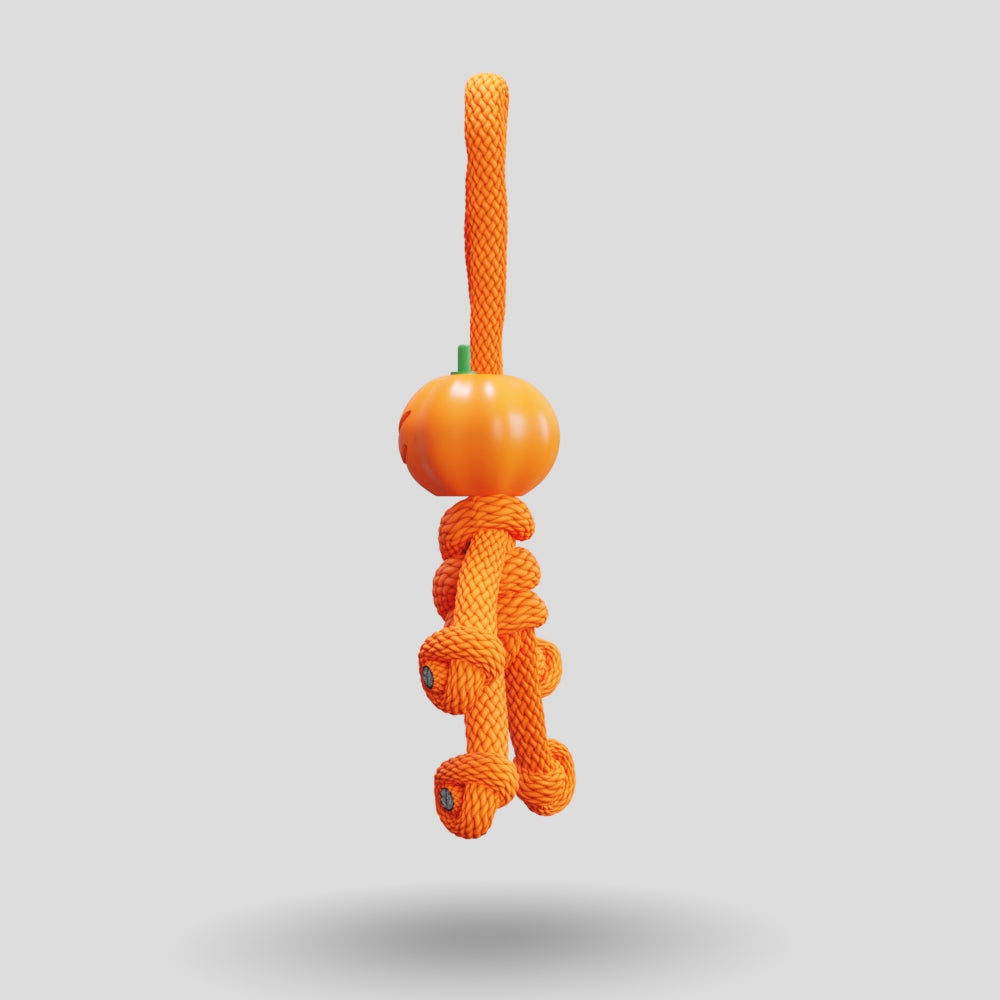 Pumpkin Paracord Buddy Keychain