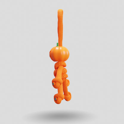 Pumpkin Paracord Buddy Keychain