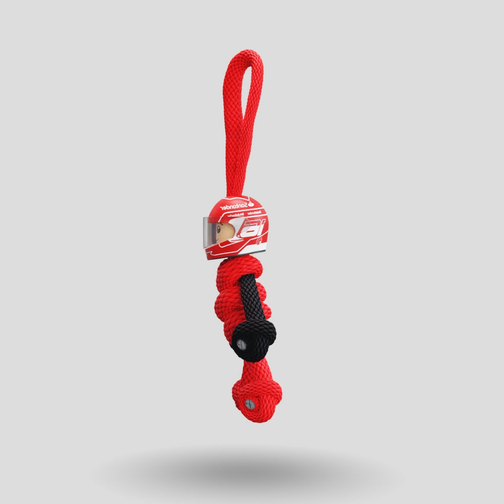 Limited Edition Charles Lerclerc Racing Paracord Buddy Keychain