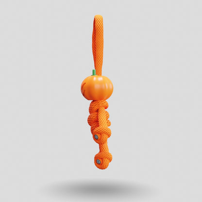 Pumpkin Paracord Buddy Keychain