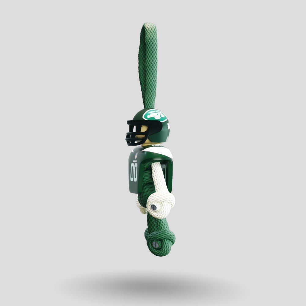 New York Jets Paracord Buddy Keychain