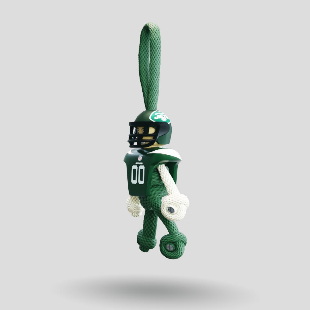 New York Jets Paracord Buddy Keychain