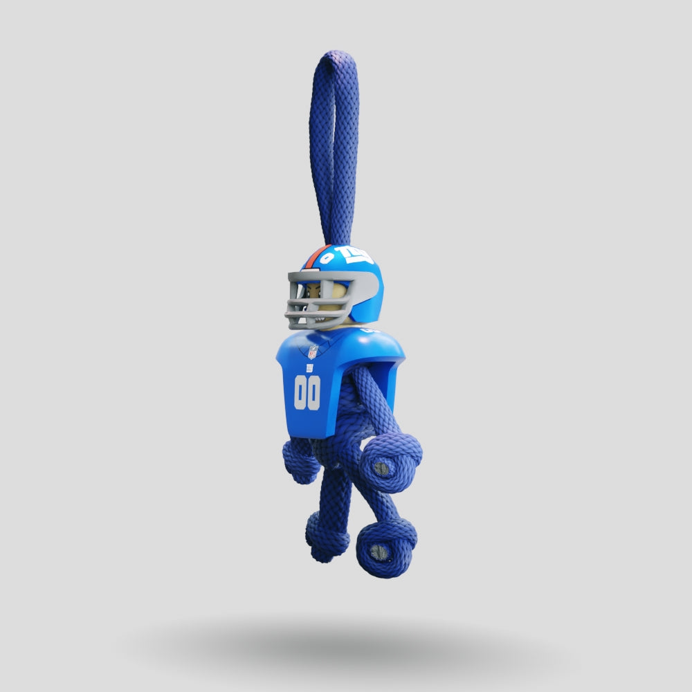 New York Giants Paracord Buddy Keychain