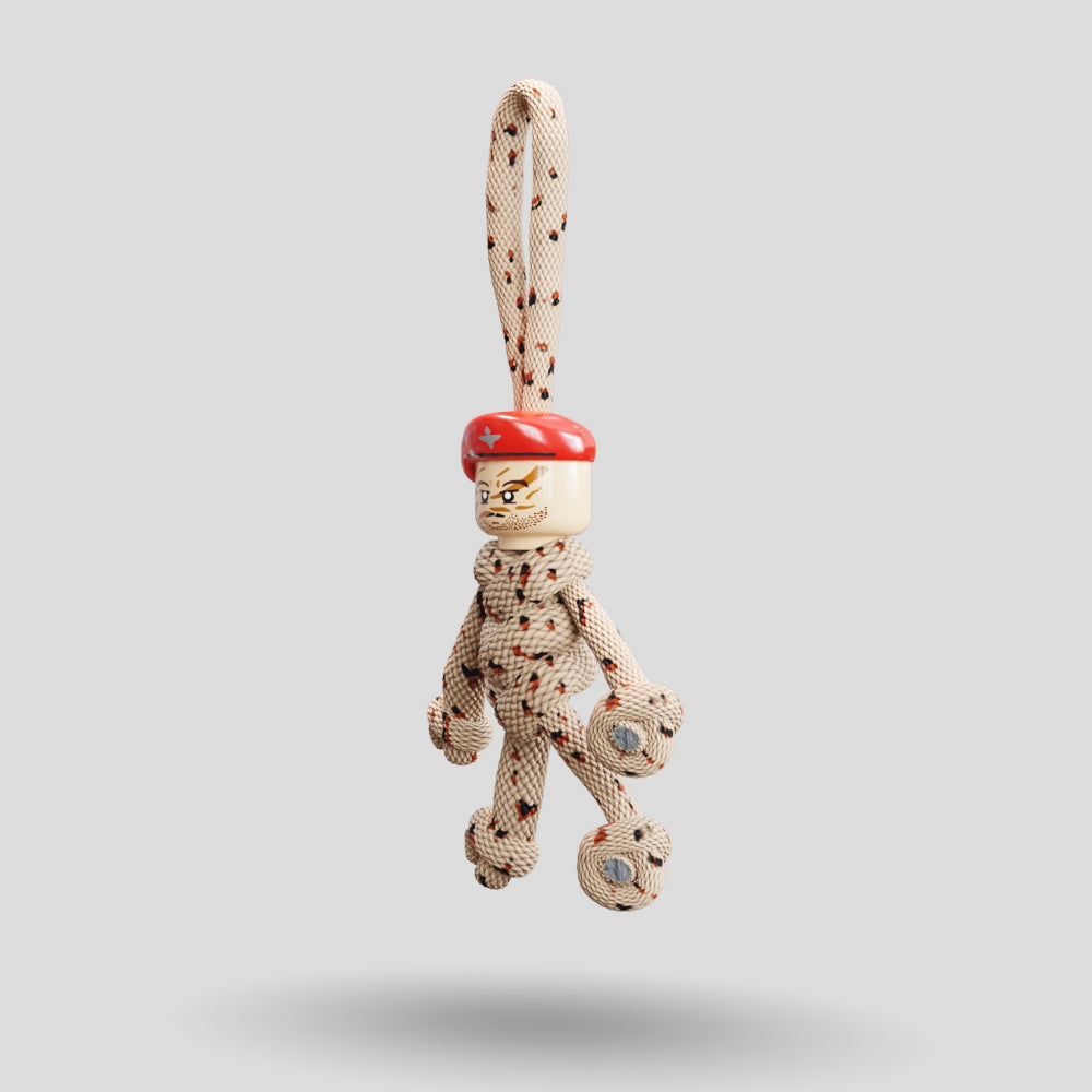 Paratrooper Paracord Buddy Keychain