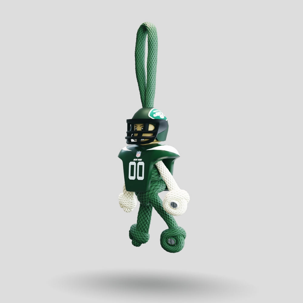 New York Jets Paracord Buddy Keychain