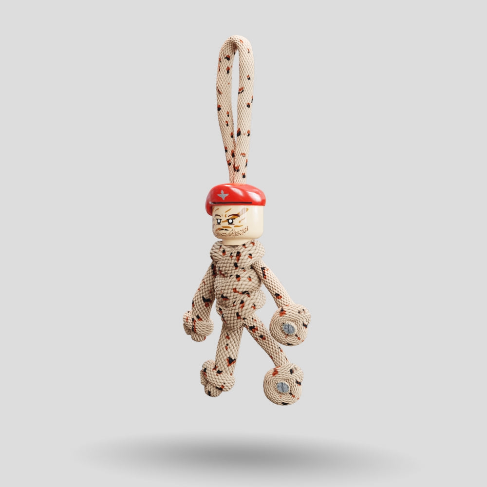 Paratrooper Paracord Buddy Keychain