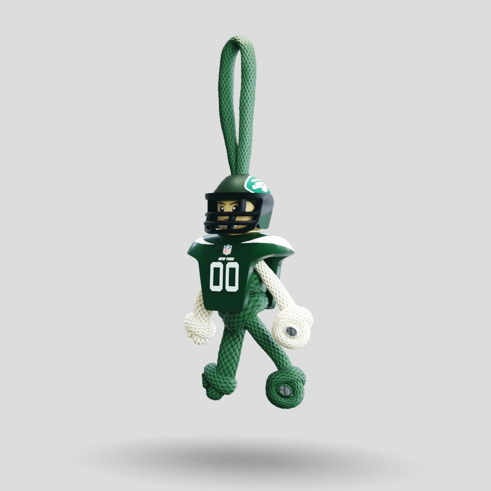 New York Jets Paracord Buddy Keychain