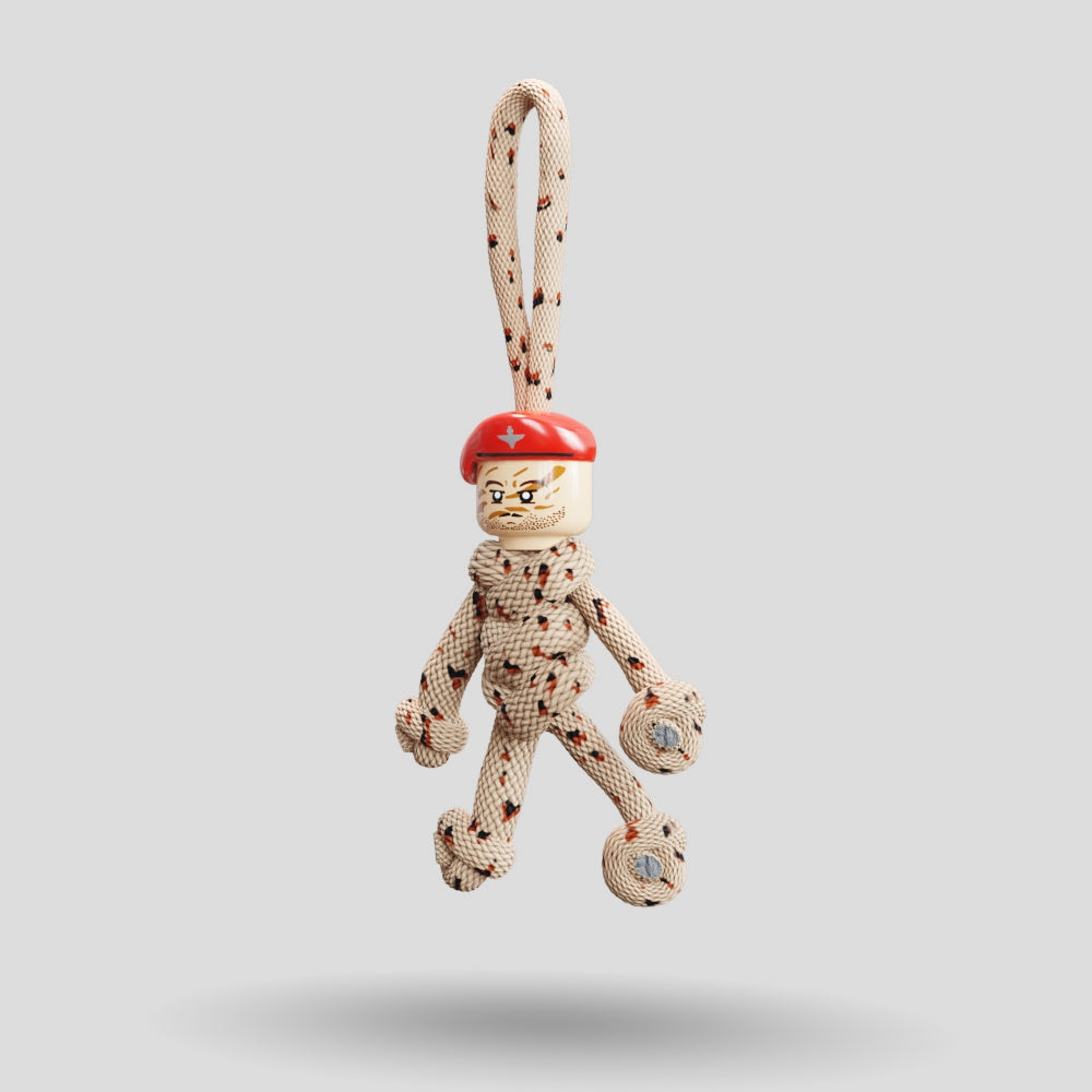 Paratrooper Paracord Buddy Keychain