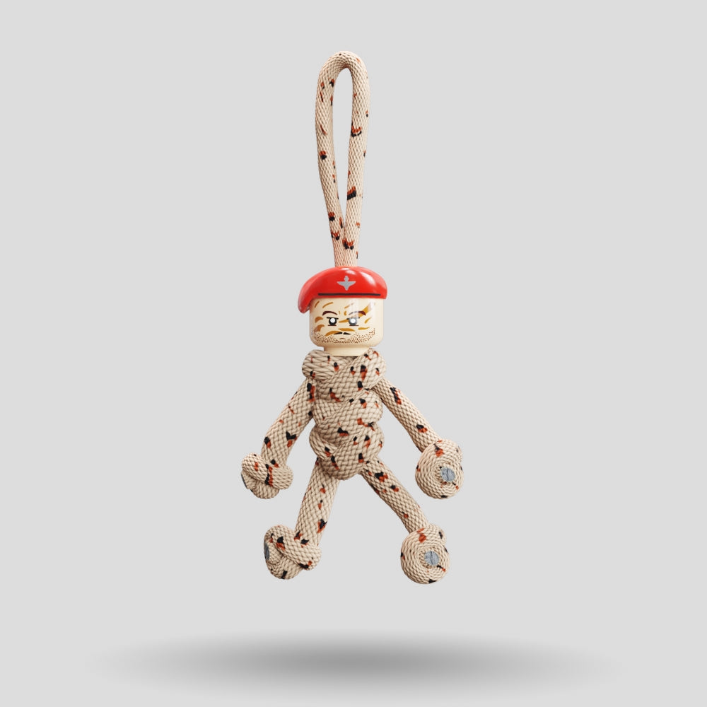 Paratrooper Paracord Buddy Keychain