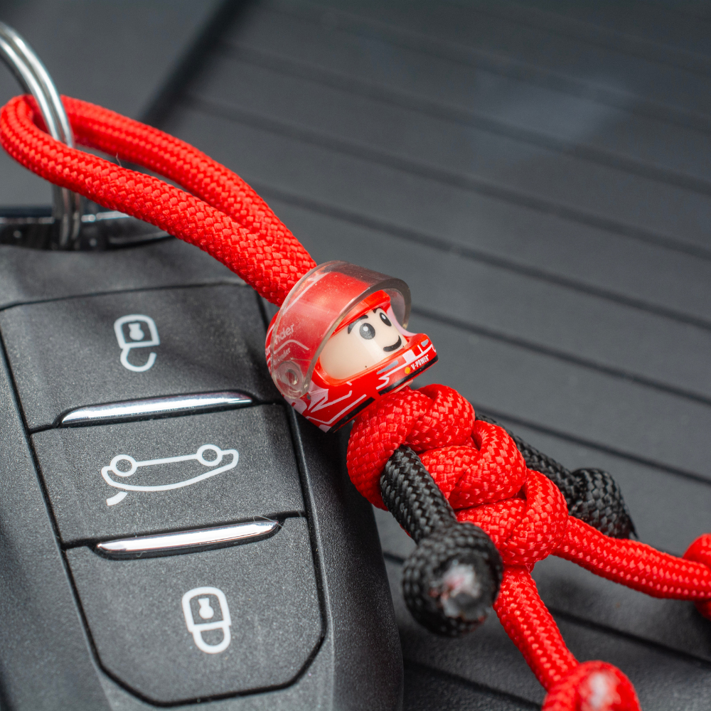 Limited Edition Charles Lerclerc Racing Paracord Buddy Keychain