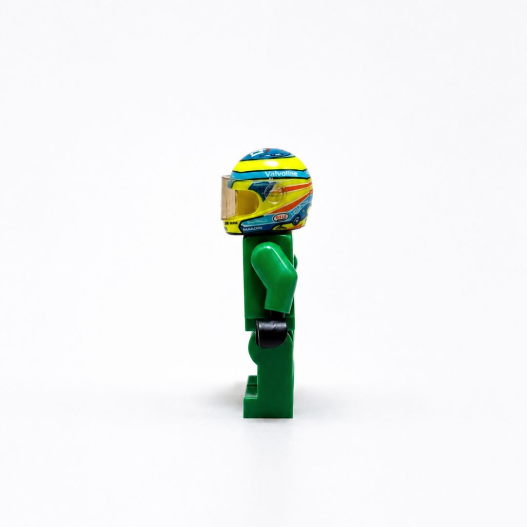 Fernando Alonso Custom Minifig Helmet