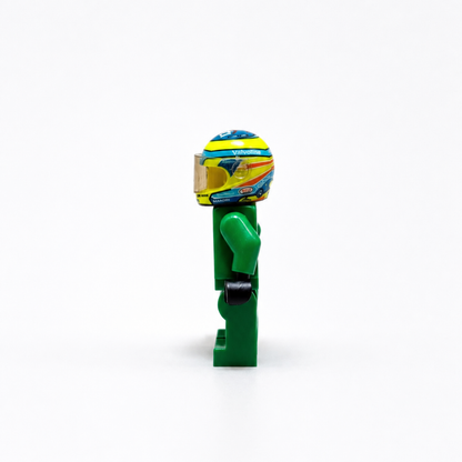 Fernando Alonso Custom Minifig Helmet