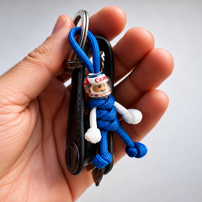 Nigel Mansell Paracord Buddy Keychain