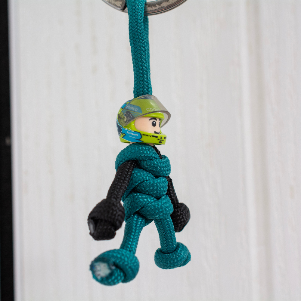 Limited Edition Fernando Alonso Racing Paracord Buddy Keychain