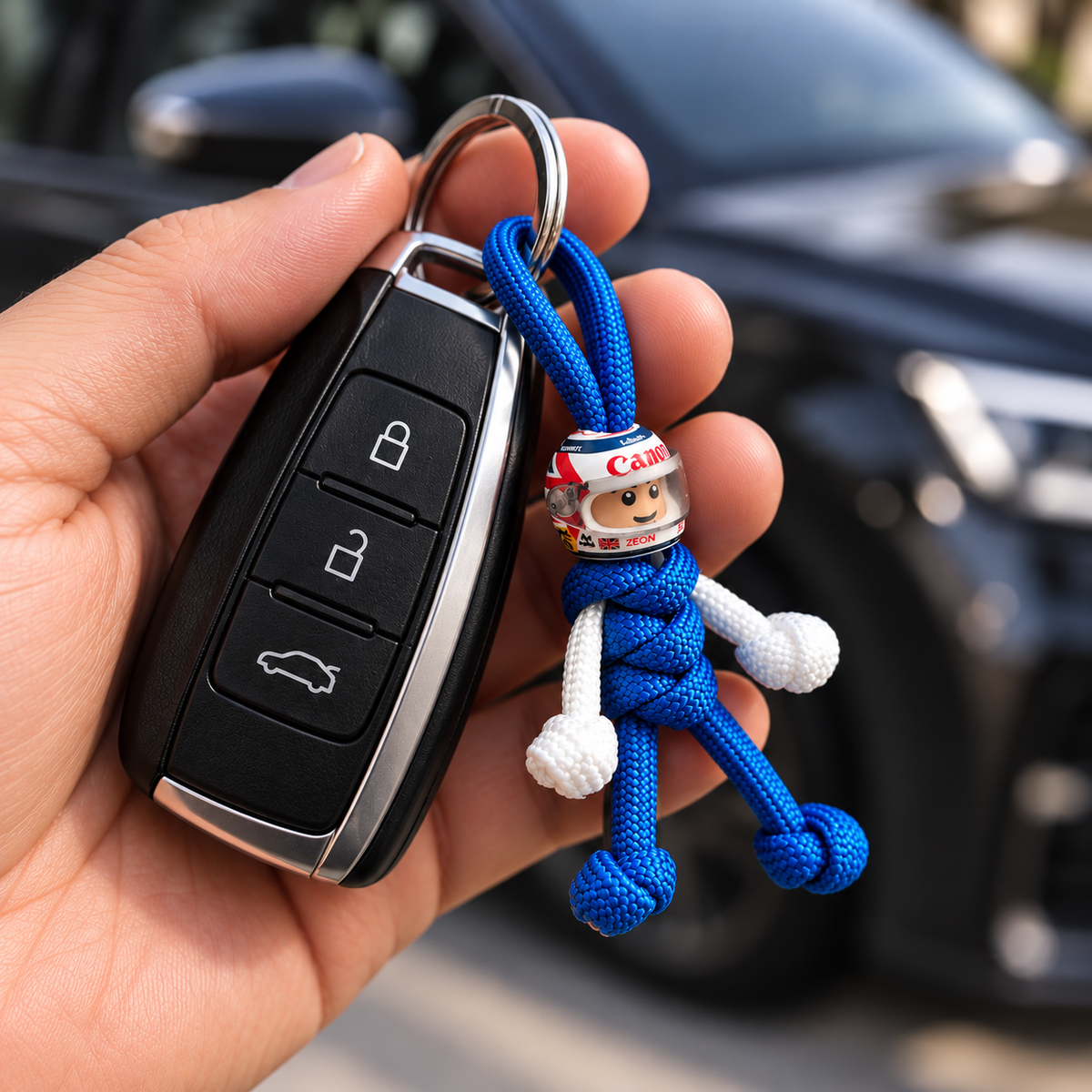 Nigel Mansell Paracord Buddy Keychain