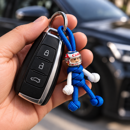 Nigel Mansell Paracord Buddy Keychain