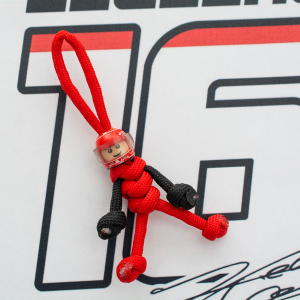 Limited Edition Charles Lerclerc Racing Paracord Buddy Keychain