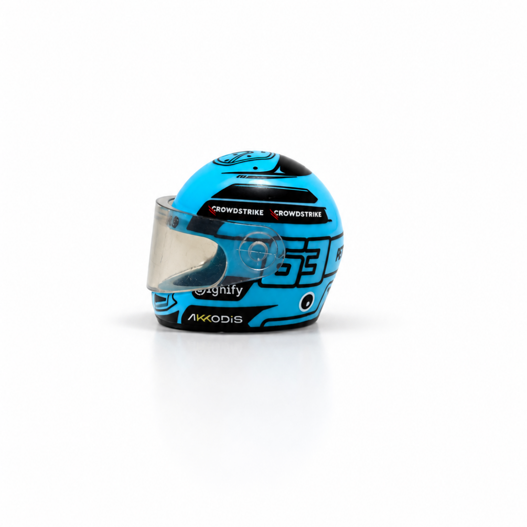 George Russell Custom Minifig  Helmet