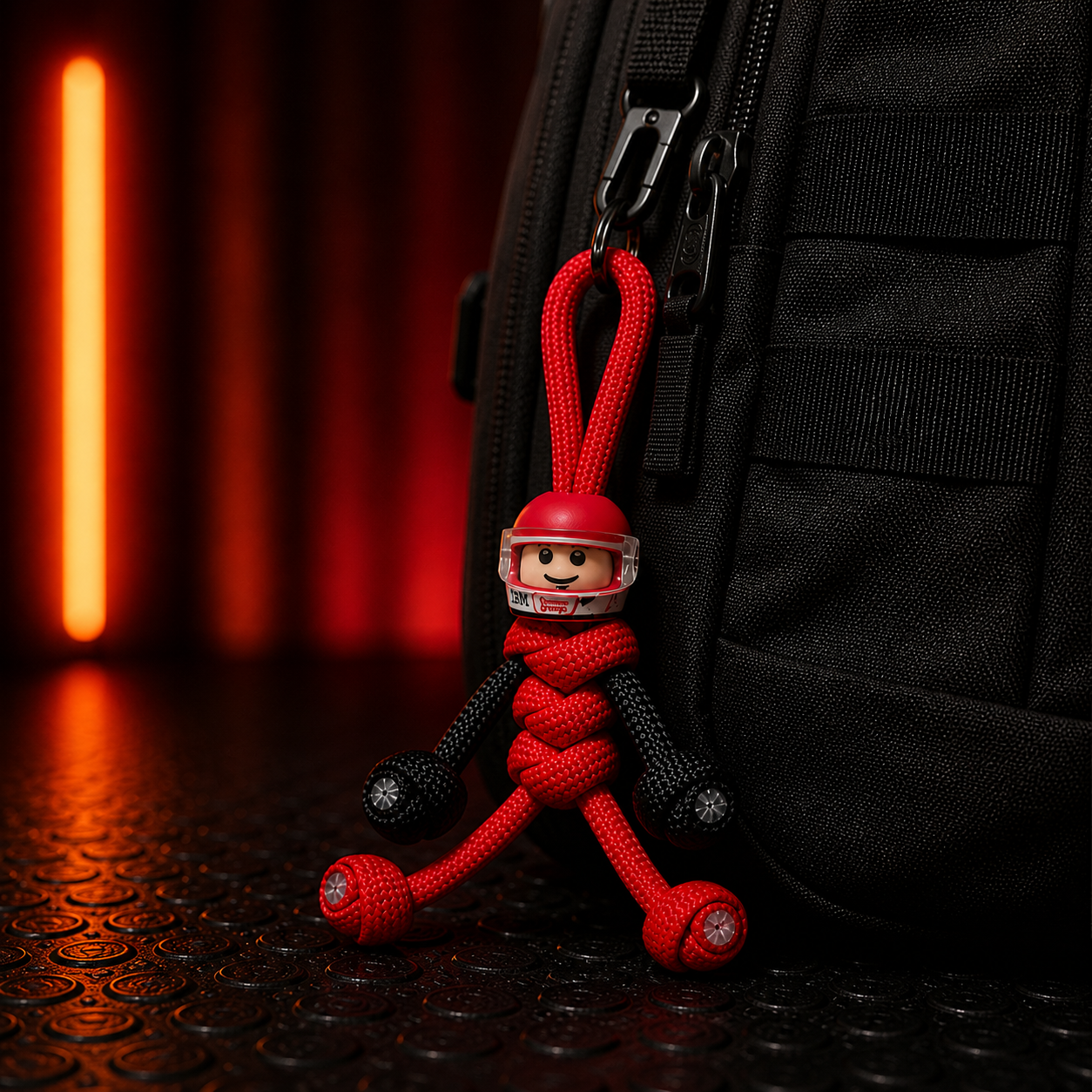 Limited Edition Charles Lerclerc Racing Paracord Buddy Keychain