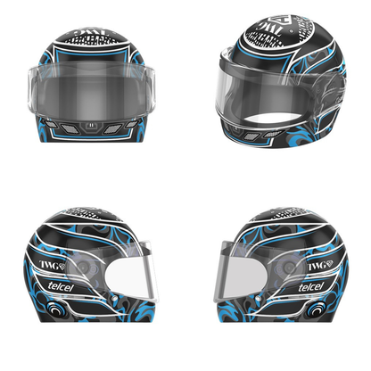 F1 Custom Minifig Helmets