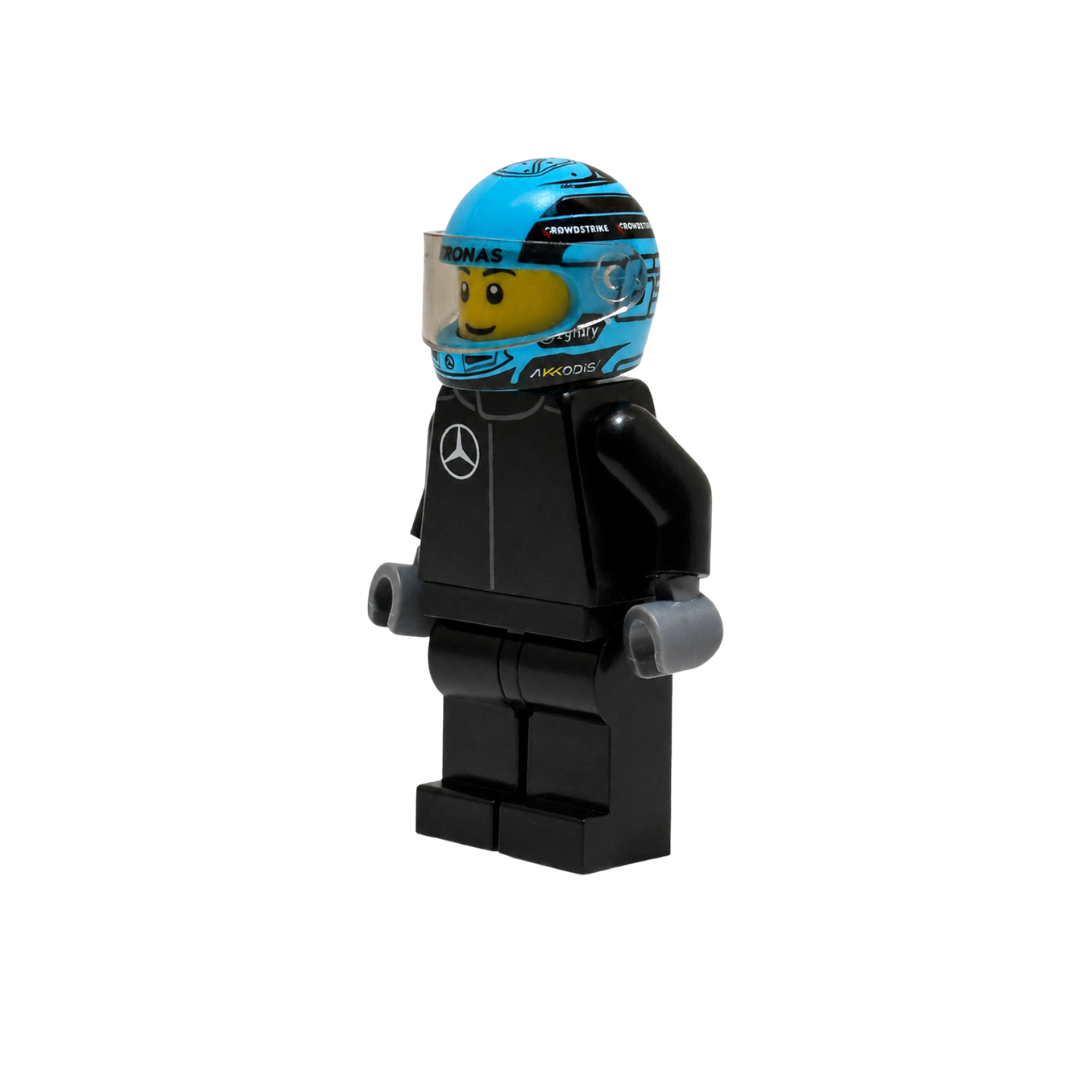 George Russell Custom Minifig  Helmet