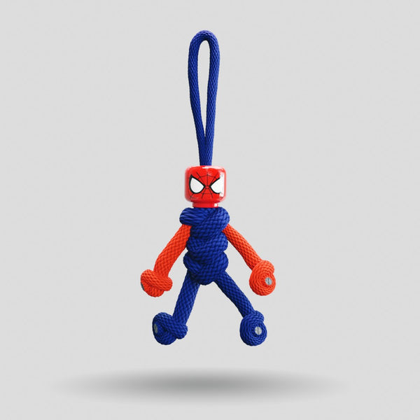 Spiderman Paracord Buddy Keychain