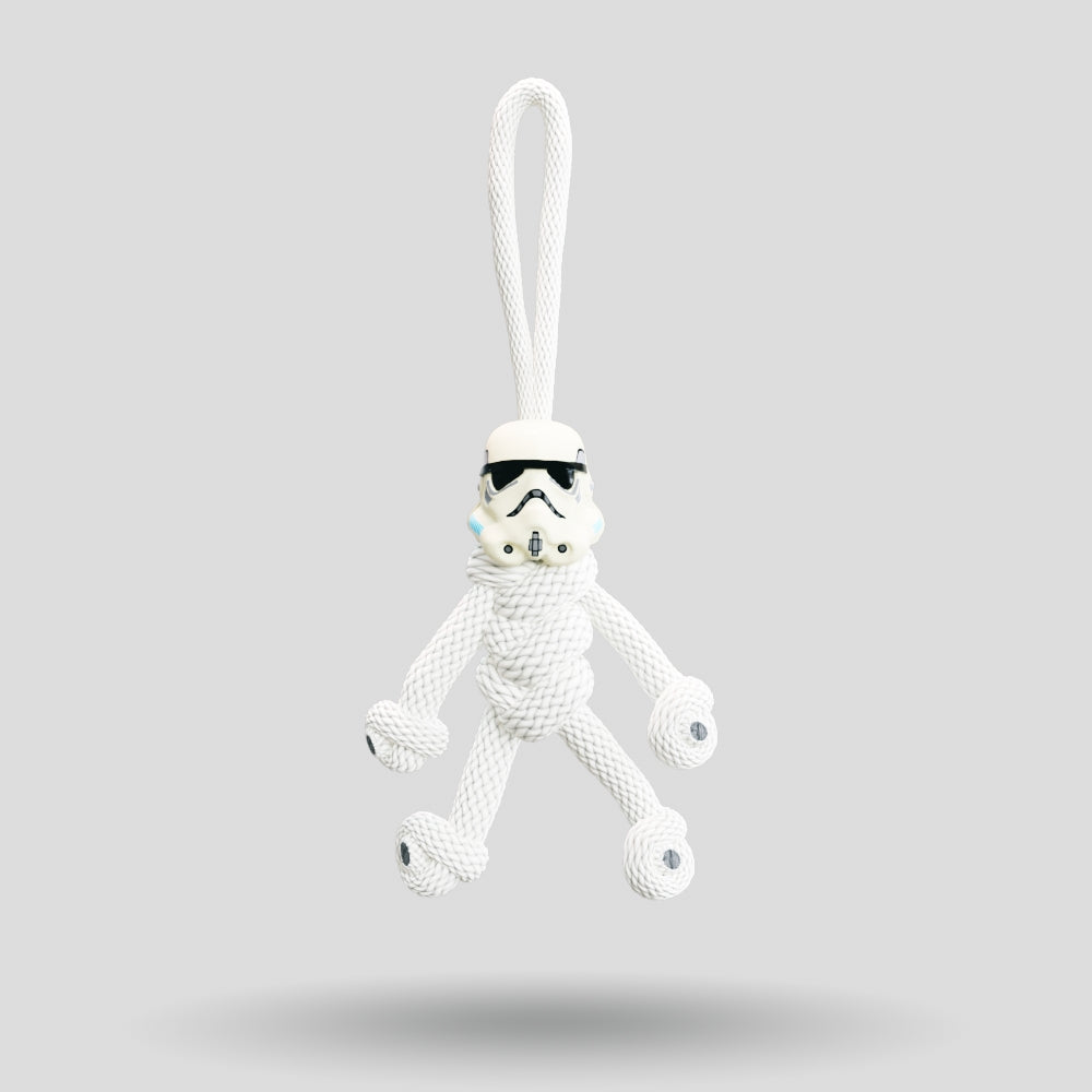 Stormtrooper Paracord Buddy Keychain