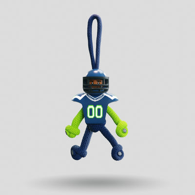 Seattle Seahawks Paracord Buddy Keychain