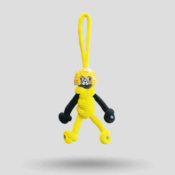 Bumblebee Paracord Buddy Keychain