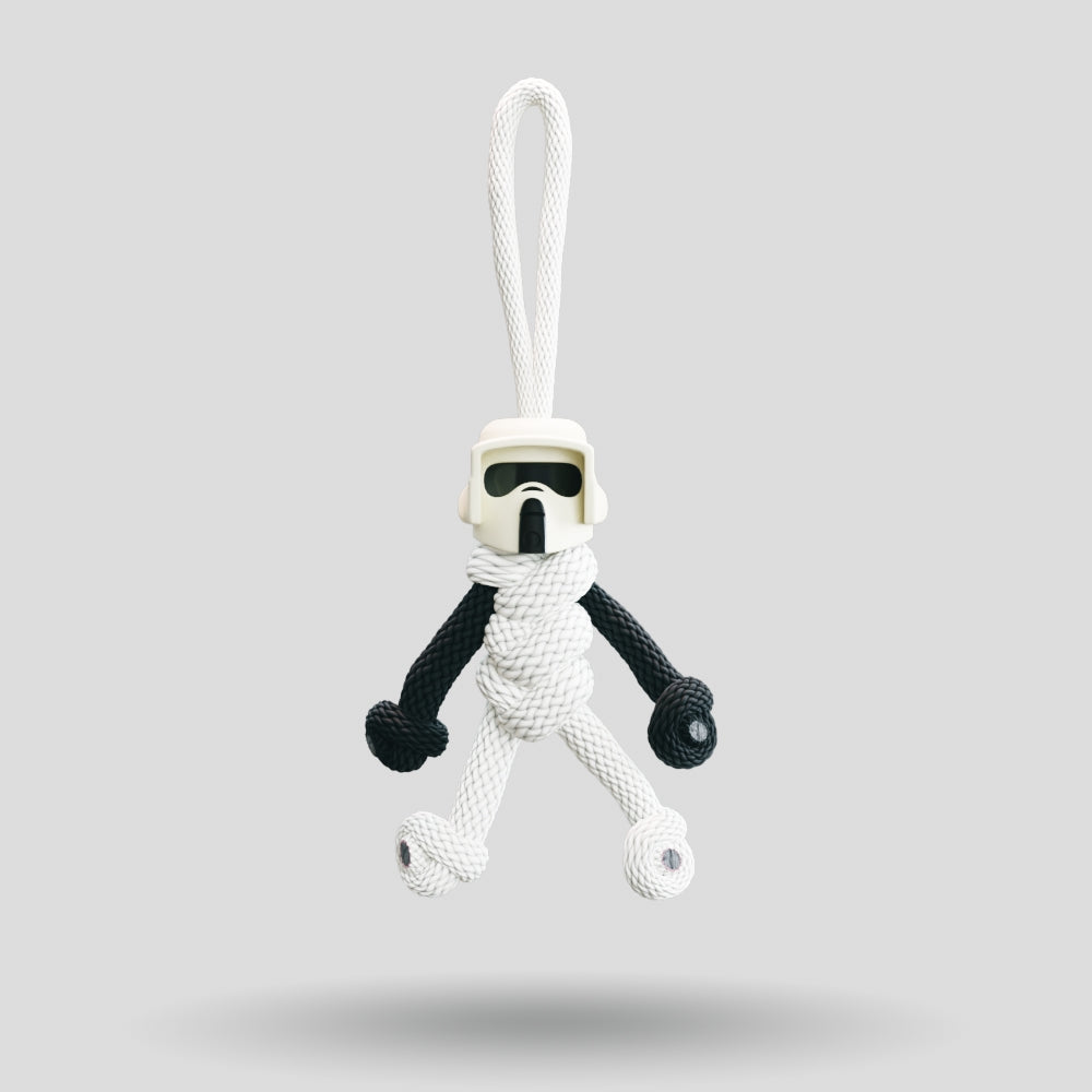 Scout Trooper Paracord Buddy Keychain