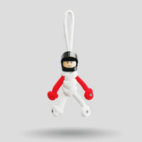 Thumbnail for HAS White & Red Motorsport Paracord Buddy Keychain