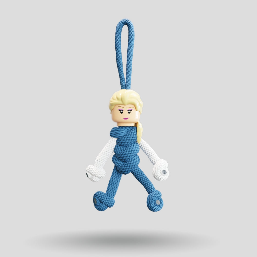 Elsa Paracord Buddy Keychain