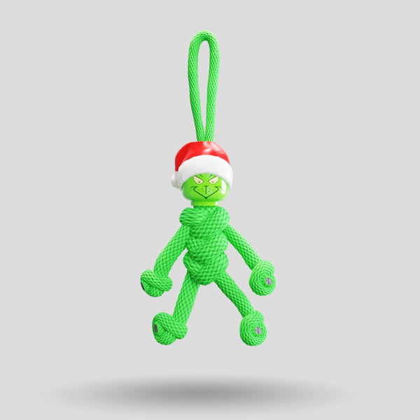 Grinch Paracord Buddy Keychain