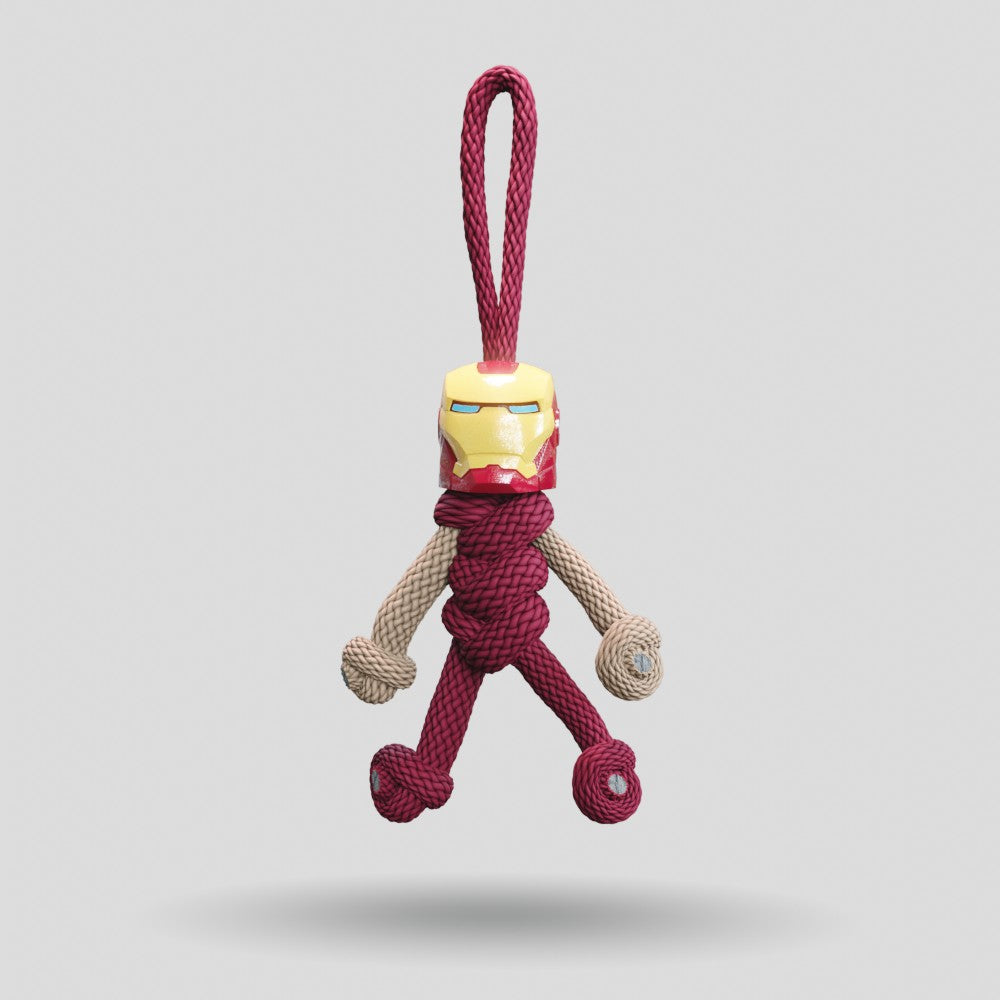 Iron Man Paracord Buddy Keychain