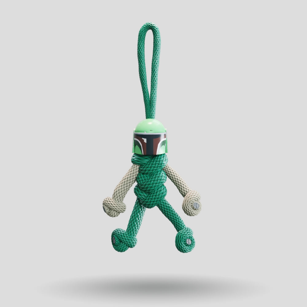 Boba Fett Paracord Buddy Keychain