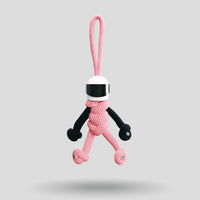 Thumbnail for Pink Biker Buddy Paracord Keychain