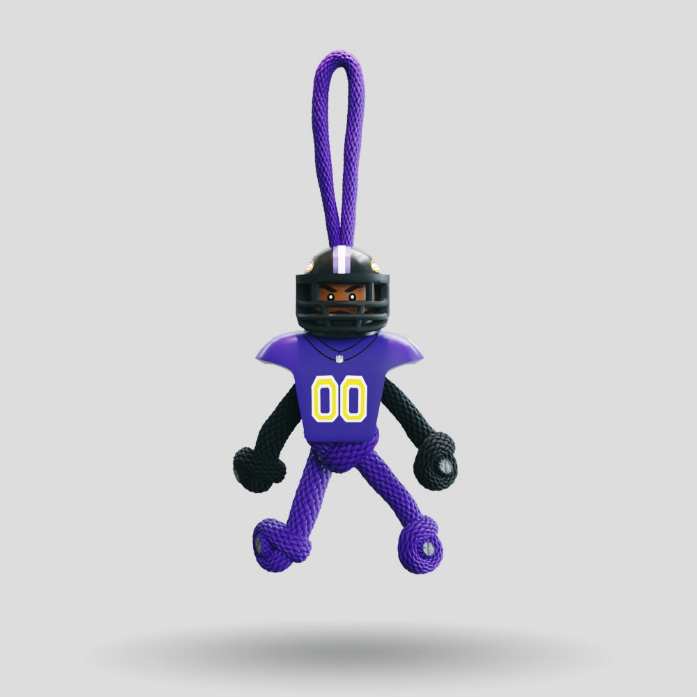 Baltimore Ravens Paracord Buddy Keychain