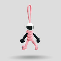 Thumbnail for Pink Biker Buddy Paracord Keychain