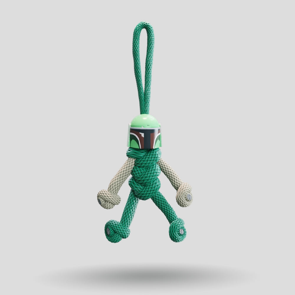 Boba Fett Paracord Buddy Keychain