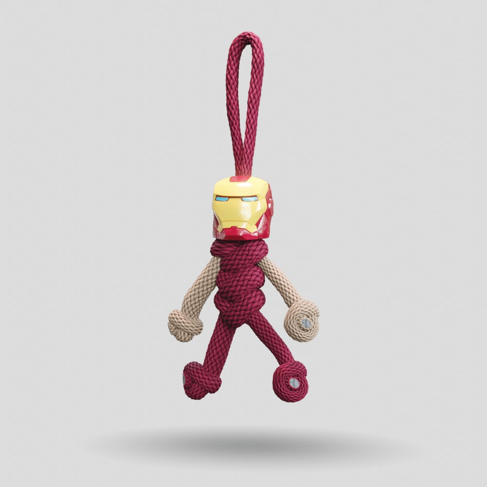 Iron Man Paracord Buddy Keychain