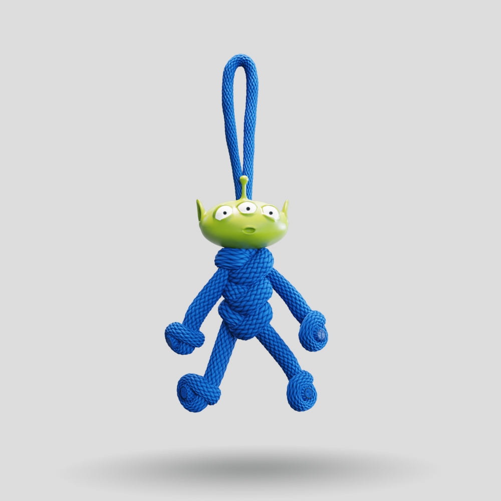 Toy Story Alien Paracord Buddy Keychain