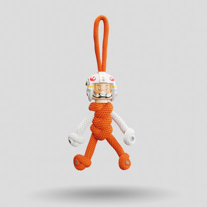 X-Wing Pilot Paracord Buddy Keychain