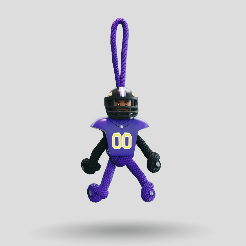 Baltimore Ravens Paracord Buddy Keychain