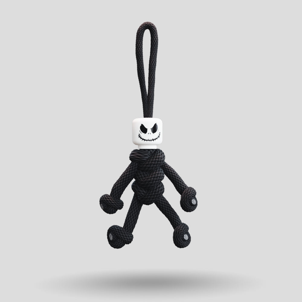 Jack Skellington Nightmare Before Christmas Paracord Buddy Keychain