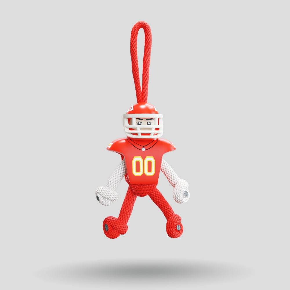 Kansas City Chiefs Paracord Buddy Keychain