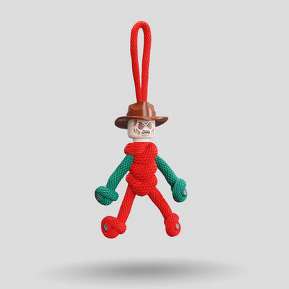 Freddy Krueger Paracord Buddy Keychain