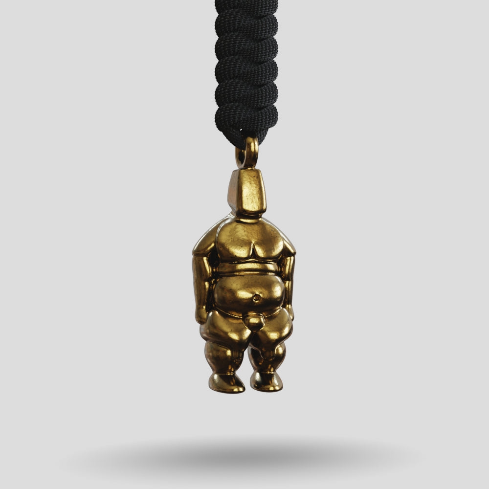 Lucky Fat Man Metalseries Paracord Buddy Keychain