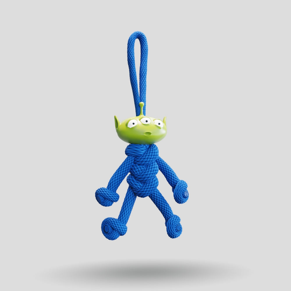 Toy Story Alien Paracord Buddy Keychain
