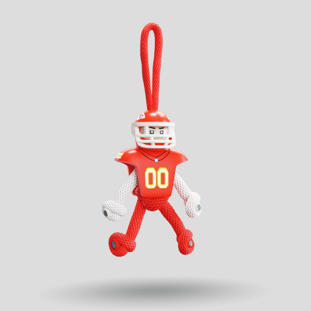 Kansas City Chiefs Paracord Buddy Keychain