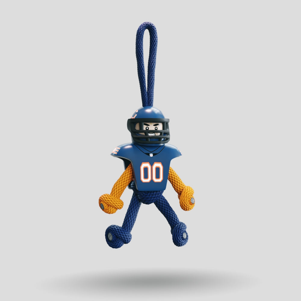 Chicago Bears Paracord Buddy Keychain